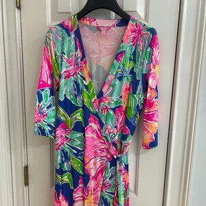Lilly Pulitzer Emilia Wrap Dress - Size Large